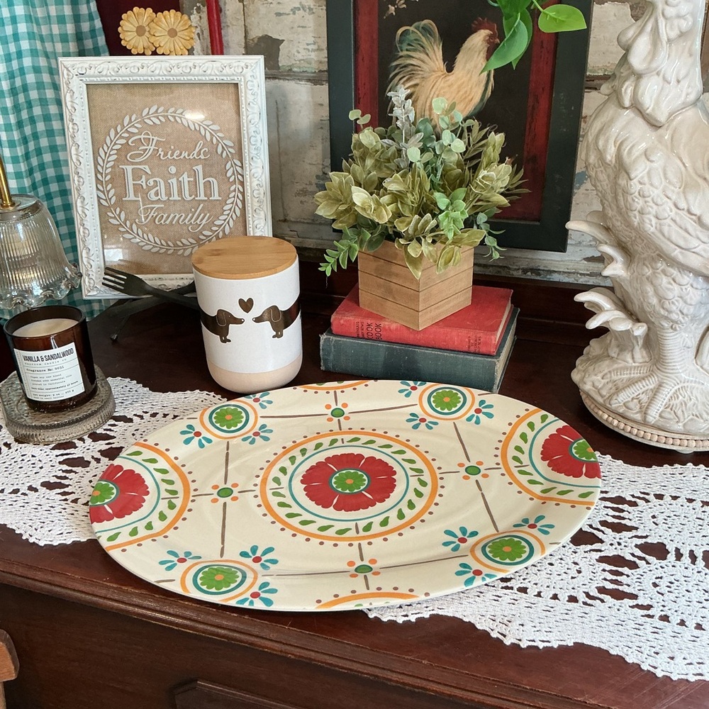 Melamine Colorful Platter
